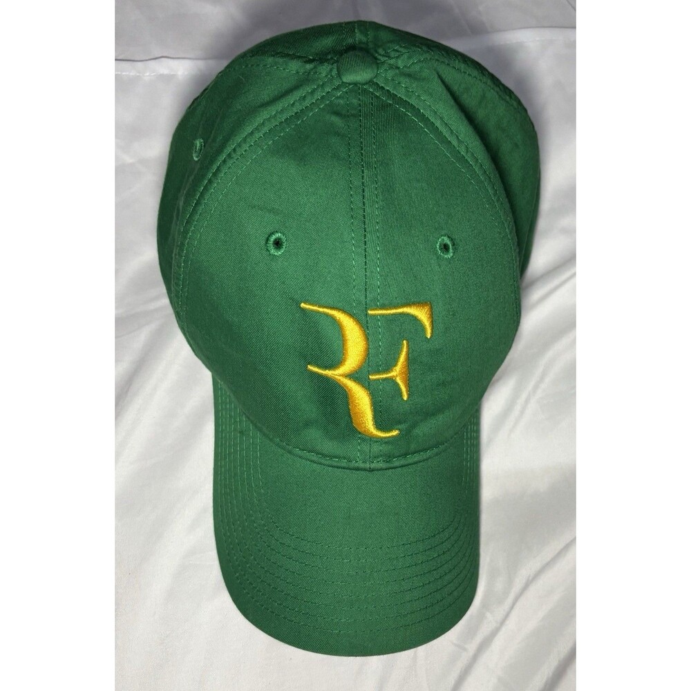 Roger Federer Nike Legacy91 Cap Green Yellow 2012 Brazil Tour RARE Vintage RF